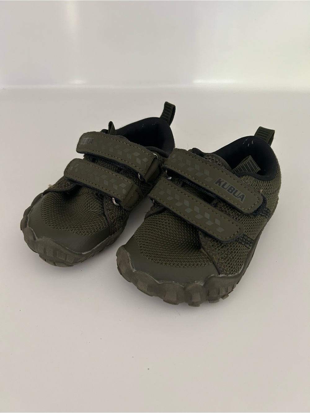Kubua Barefoot Shoes Size 7 toddler Olive Green
